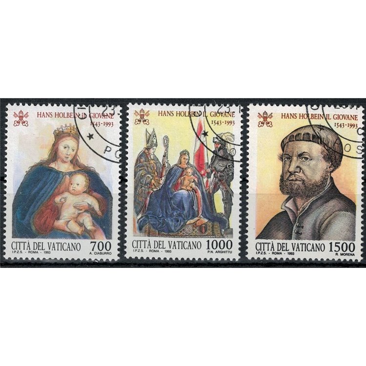 VATICANO 1993 Hans Holbein il giovane 3v us