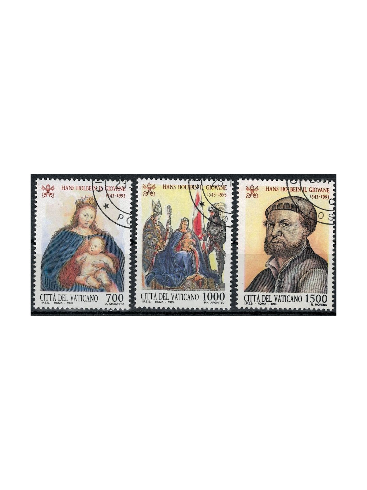 VATICAN 1993 Hans Holbein the Younger 3v us