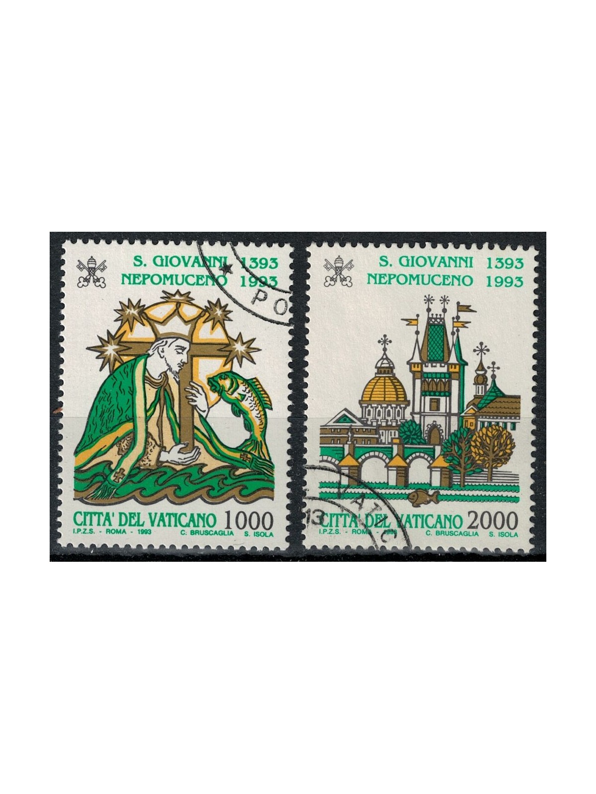 VATICANO 1993 San Giovanni Nepomuceno 2v us