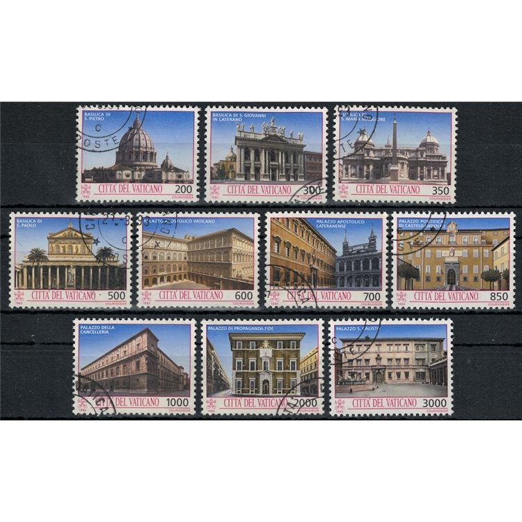 VATICAN 1993 Art Treasures 10v us