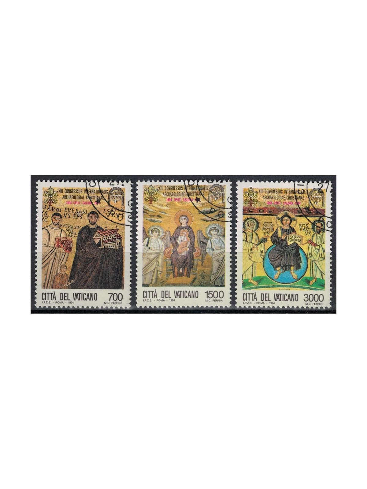 VATICAN 1994 International Congress of Christian Archaeology 3v us