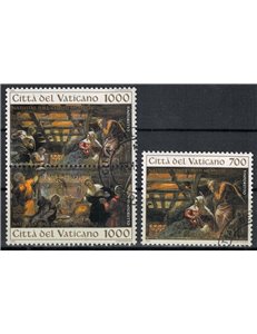 VATICAN 1994 Christmas 3v us