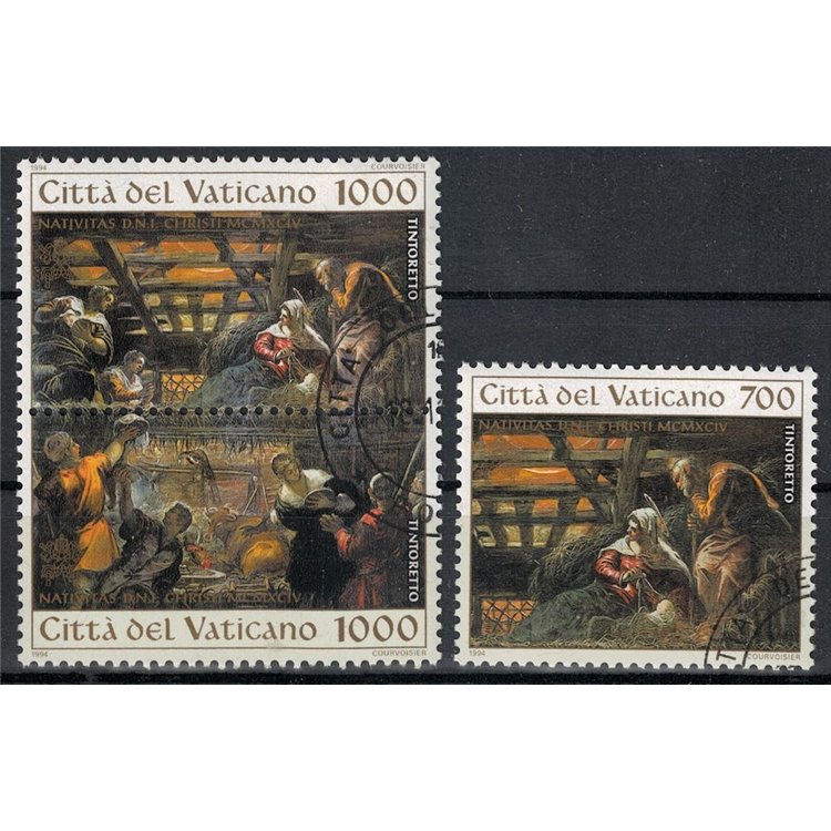 VATICAN 1994 Christmas 3v us