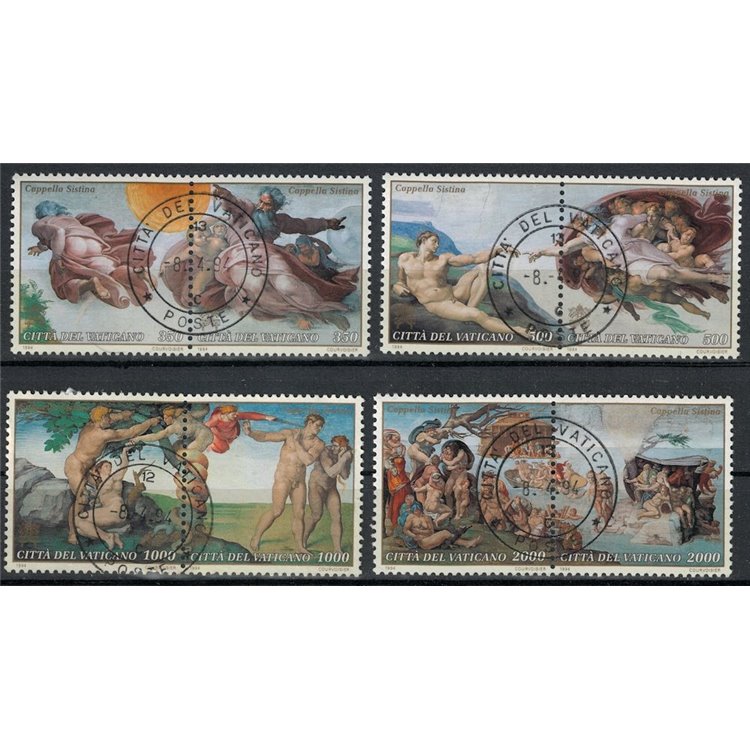 VATICAN 1994 Sistine Chapel 8v us