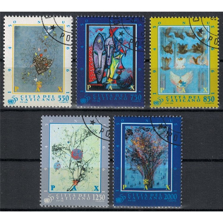 VATICAN 1995 UN Anniversary 5v us