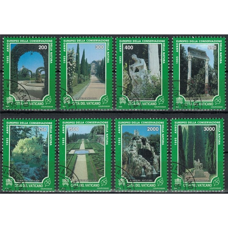 VATICAN 1995 Conservation of Nature 8v us