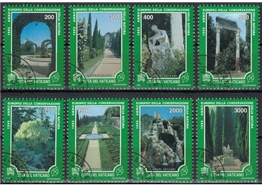 VATICAN 1995 Conservation of Nature 8v us