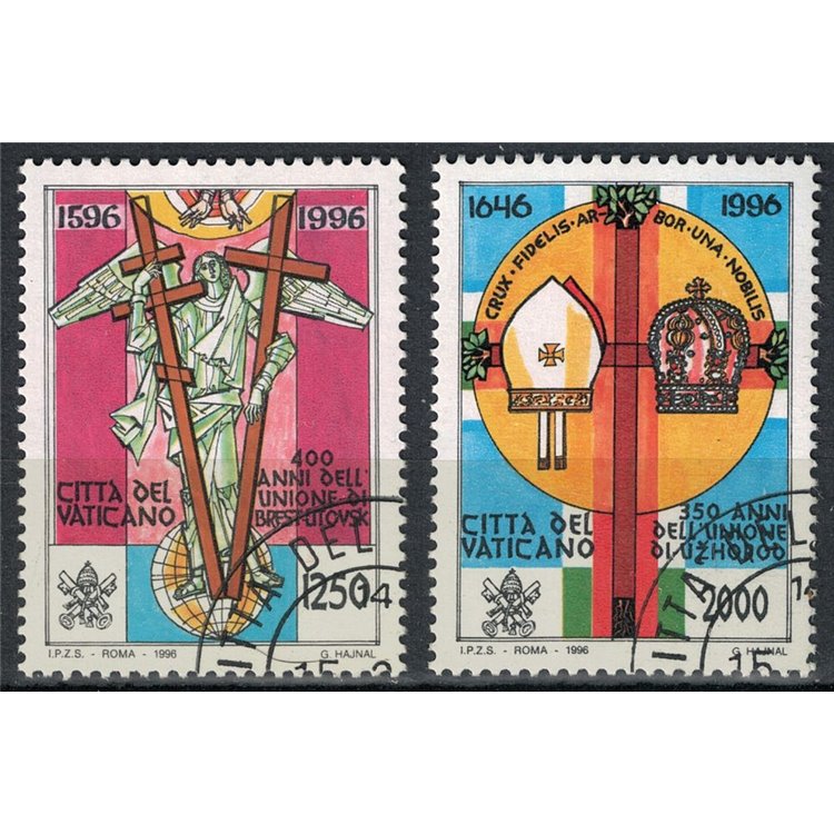 VATICANO 1996 Brest-Litovsk e Uzhorod 2v us