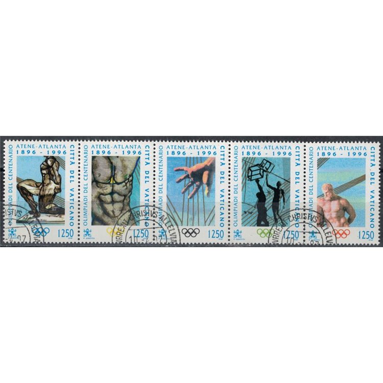 VATICAN 1996 Centenary Olympic Games 5v us
