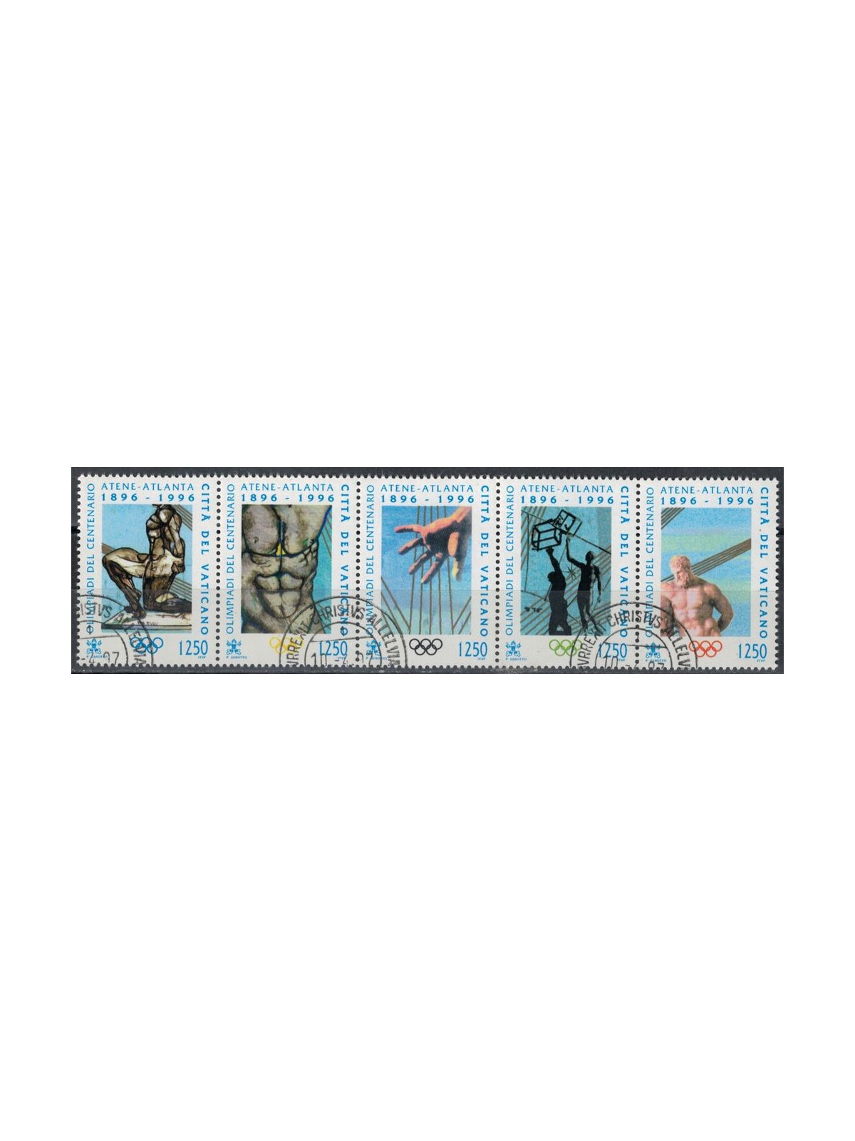 VATICAN 1996 Centenary Olympic Games 5v us