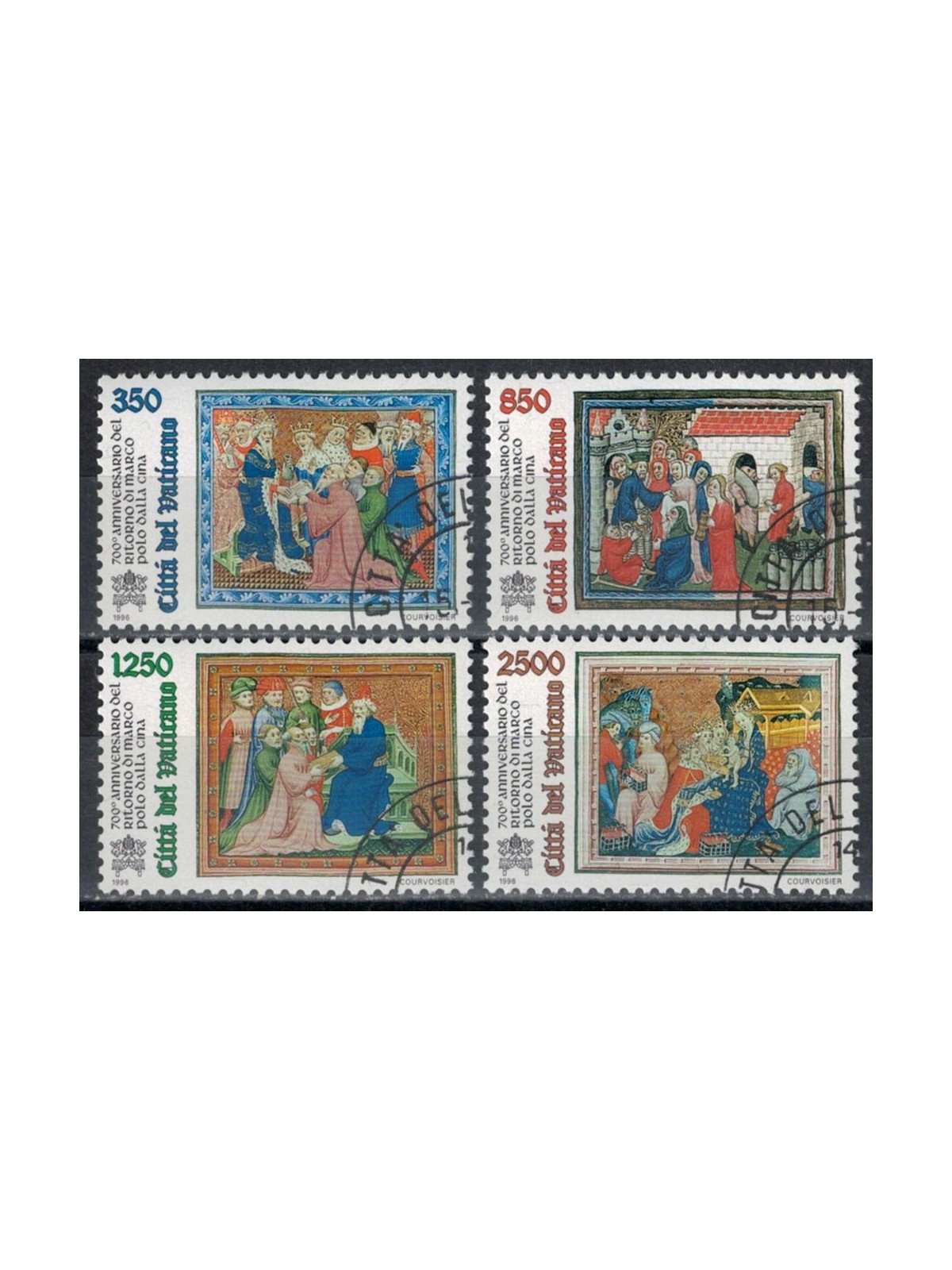 VATICAN 1996 Marco Polo 4v us
