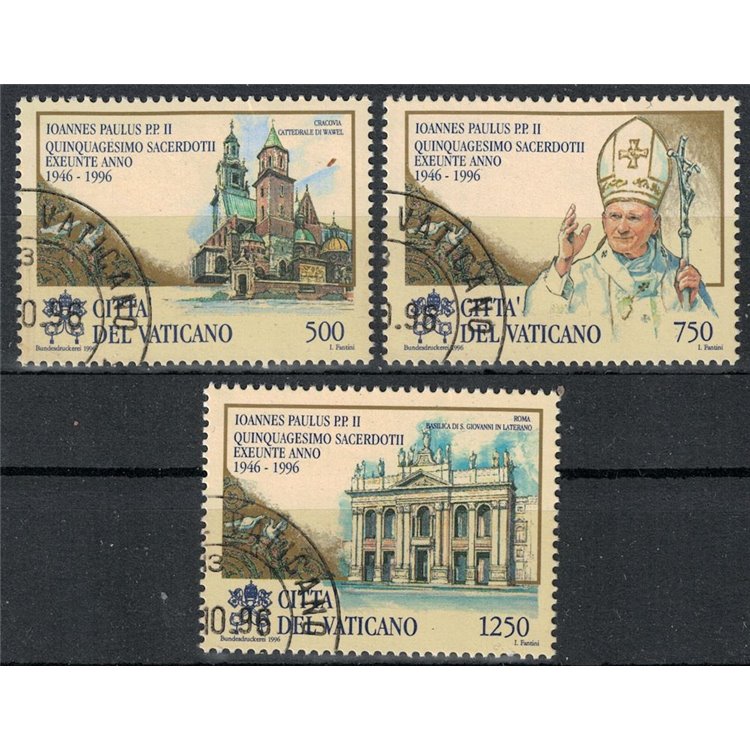 VATICANO 1996 Ordinazione Sacerdotale di Giovanni Paolo II 3v us