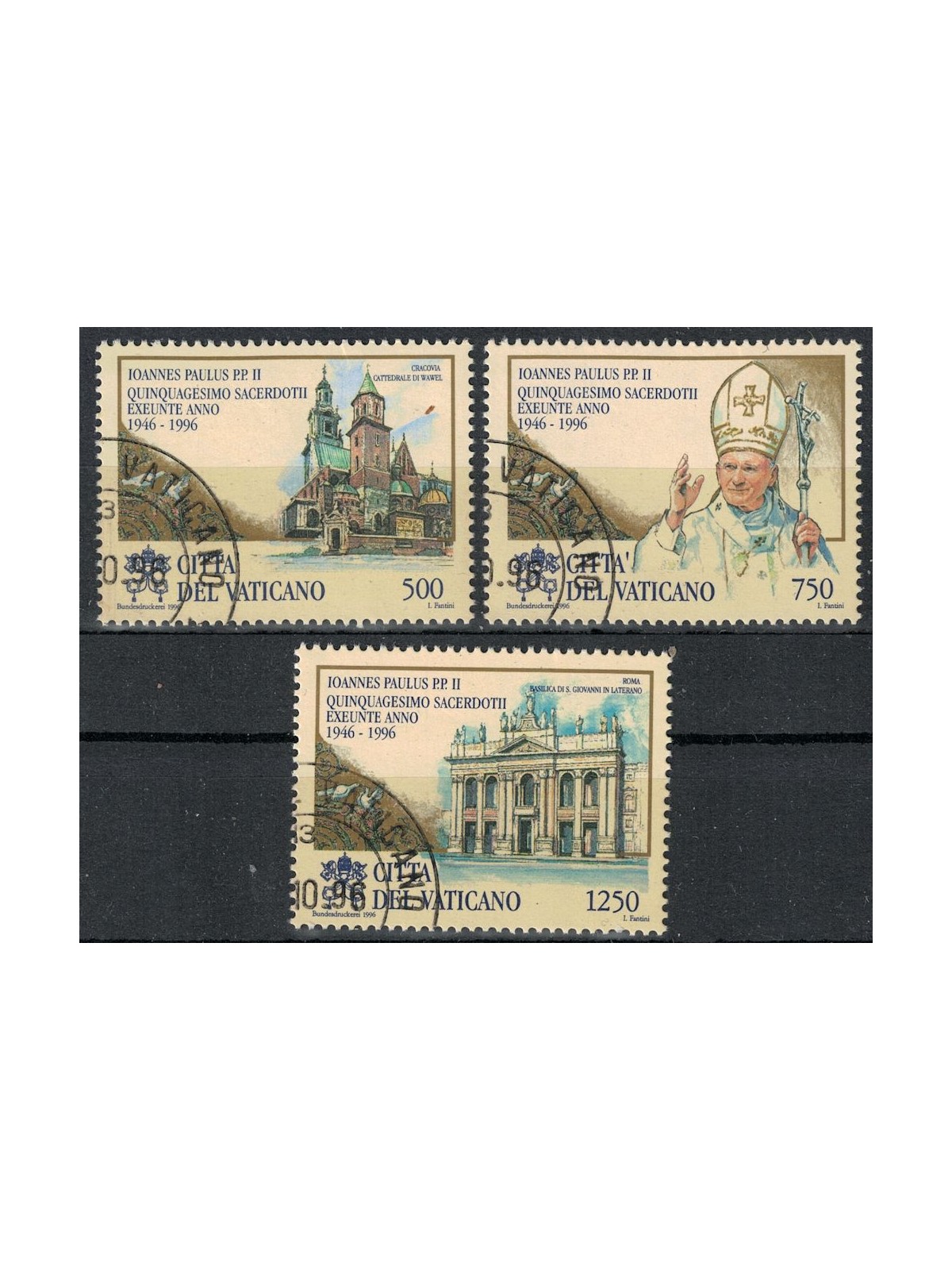 VATICAN 1996 Priestly Ordination of John Paul II 3v us