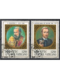 VATICANO 1996 S. Celestino V e S. Alfonso Maria de' Liguori 2v us