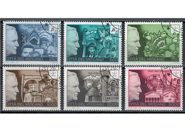 VATICAN 1996 Travels of John Paul II 6v us