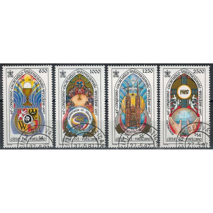 VATICAN 1997 Eucharistic Congress 4v us