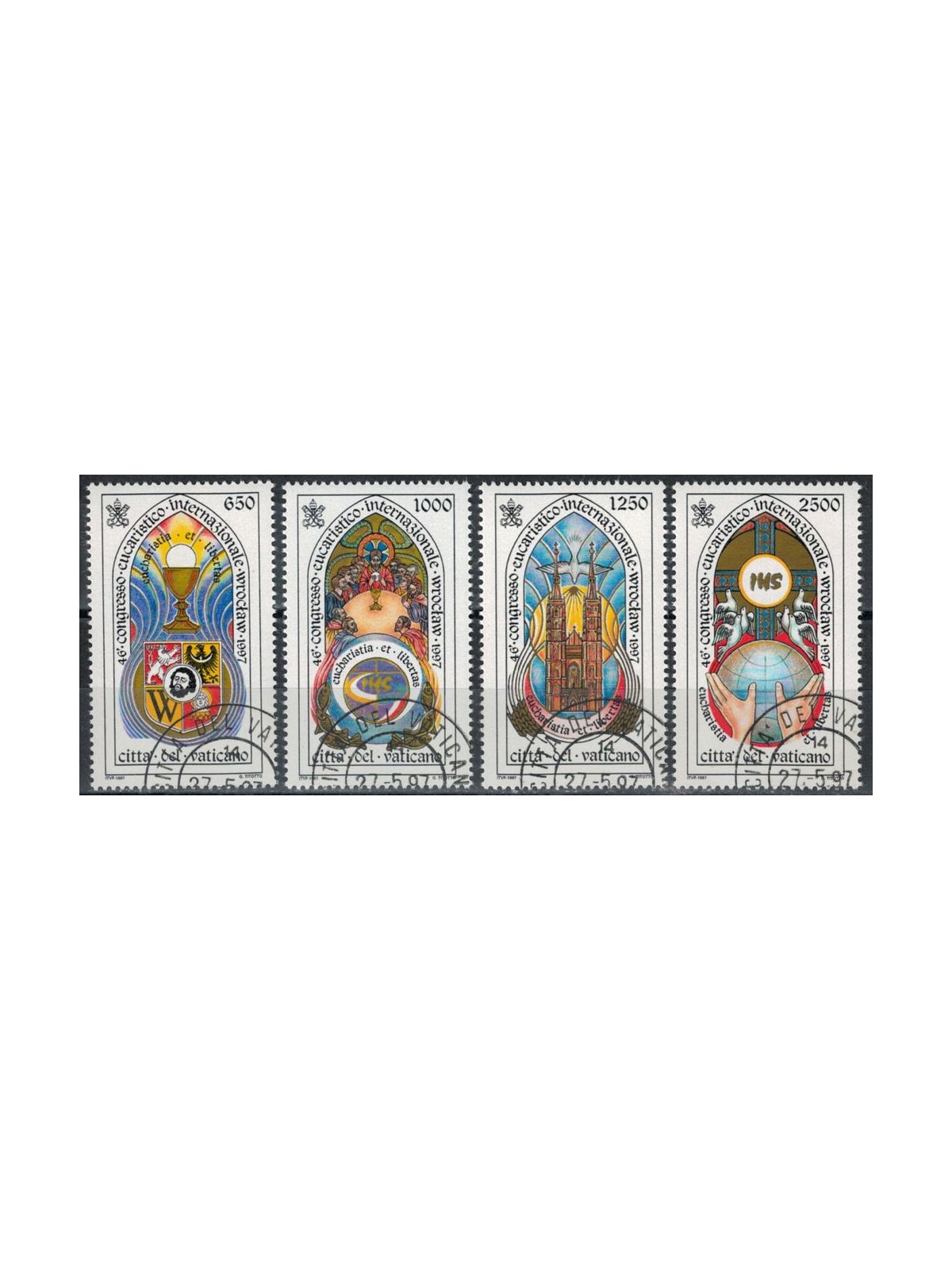 VATICAN 1997 Eucharistic Congress 4v us