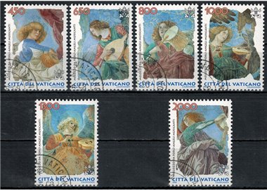 VATICAN 1998 Musician Angels 6v us