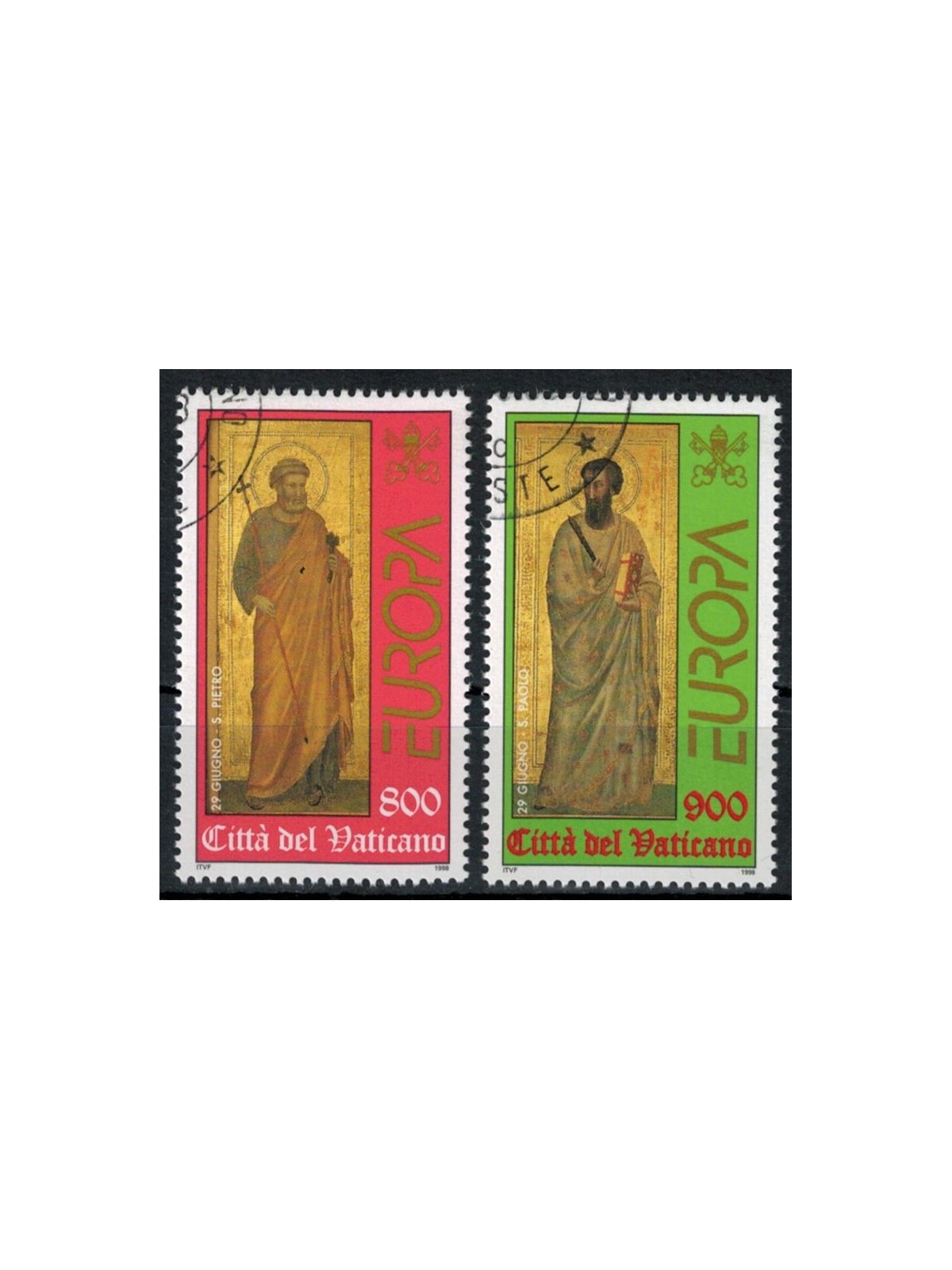 VATICANO 1998 Europa 2v us