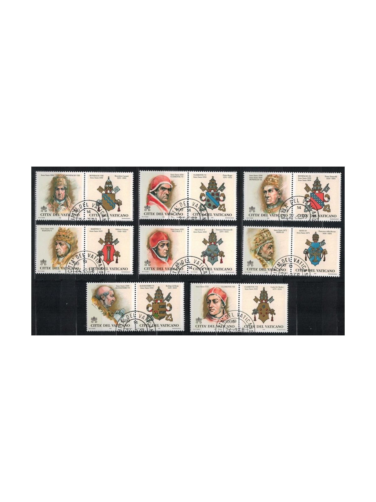 VATICAN 1998 The Popes and the Holy Years 8v us