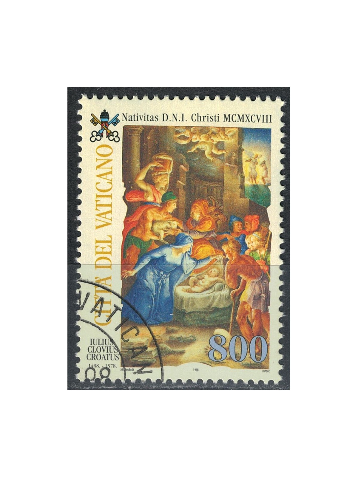 VATICANO 1998 Natale us