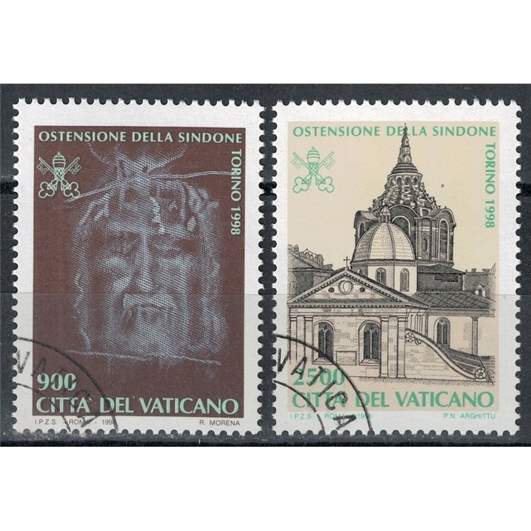 VATICANO 1998 Ostensione della Sindone 2v us