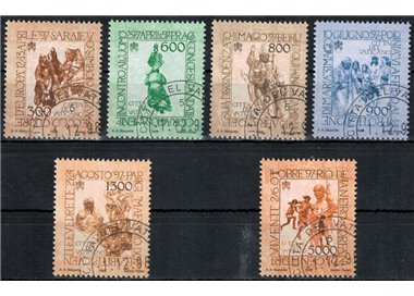 VATICANO 1998 Viaggi di Giovanni Paolo II 6v us