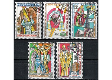 VATICAN 1999 Travels of John Paul II 5v us