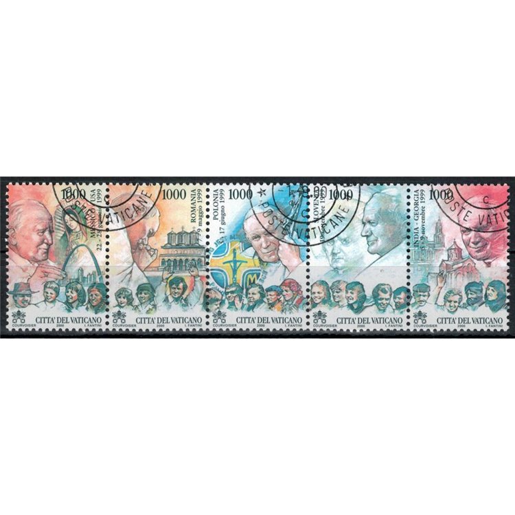 VATICAN 2000 Travels of John Paul II 5v us