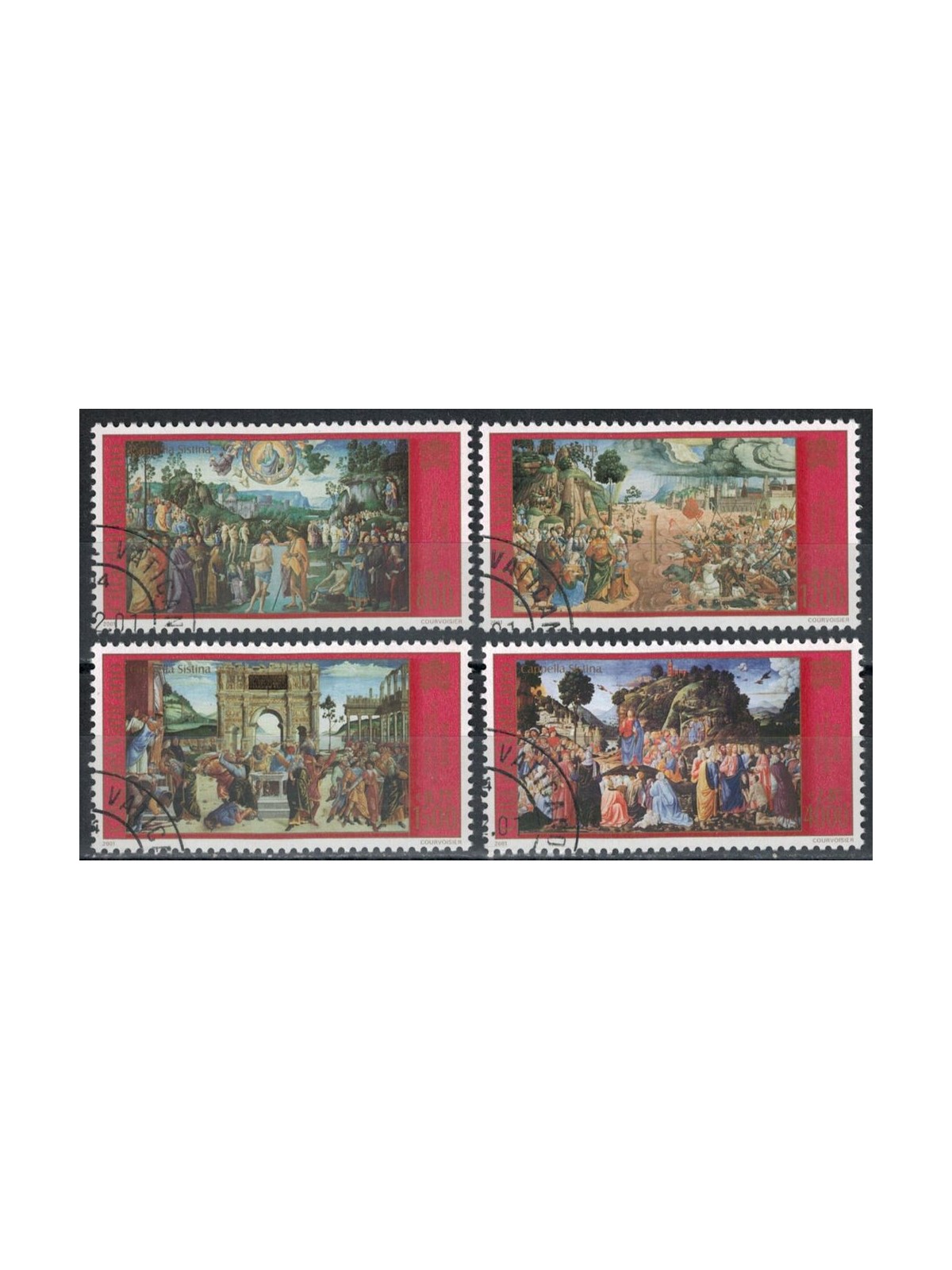 VATICANO 2001 Cappella Sistina 4v us