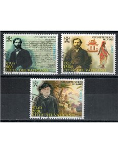 VATICANO 2001 Giuseppe Verdi 3v us