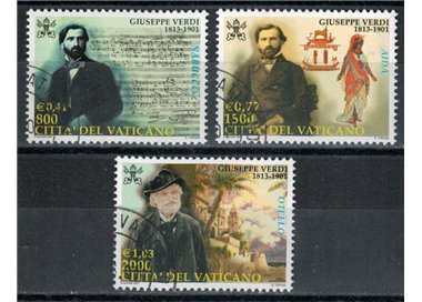 VATICANO 2001 Giuseppe Verdi 3v us
