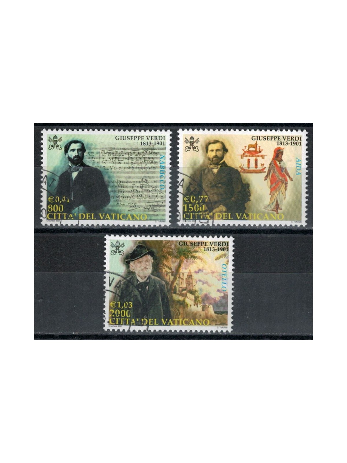 VATICAN 2001 Giuseppe Verdi 3v us