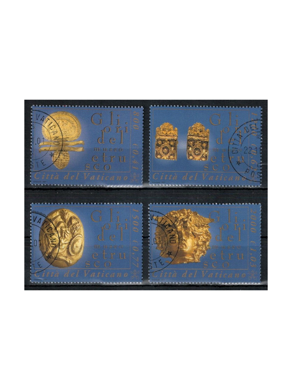 VATICAN 2001 The gold of the Etruscan museum 4v us