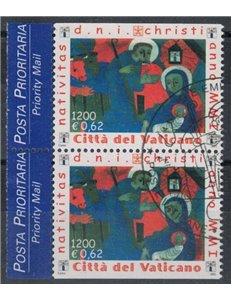 VATICAN 2001 Christmas (from booklet) 2v us