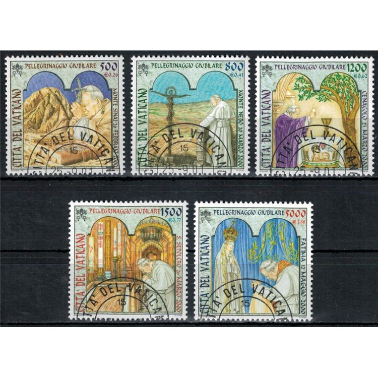 VATICAN 2001 Jubilee Pilgrimages 5v us