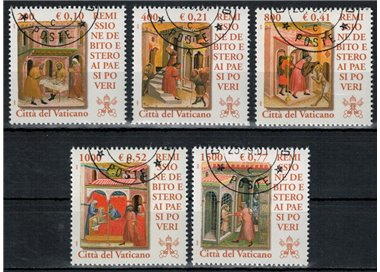 VATICAN 2001 Debt Remission 5v us