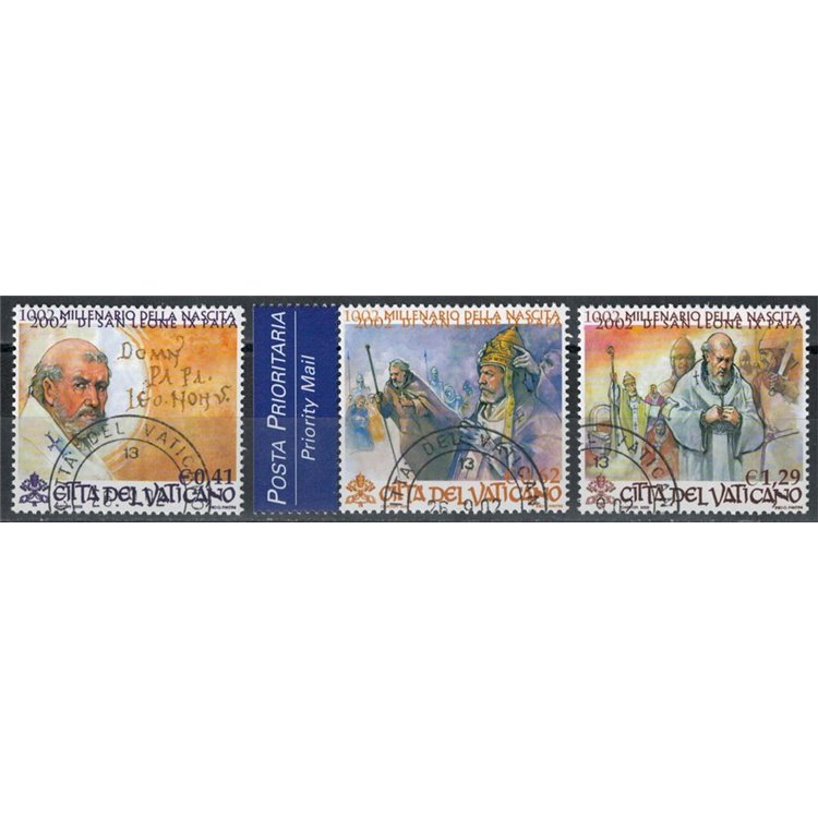 VATICAN 2002 Pope Leo IX 3v us