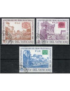 VATICAN 2002 First papal stamp 3v us