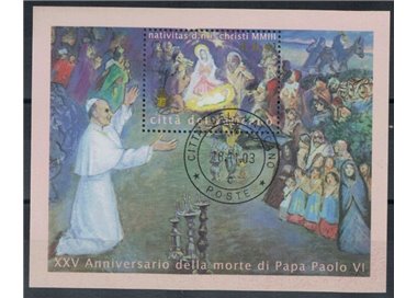 VATICAN 2003 Christmas s/s us