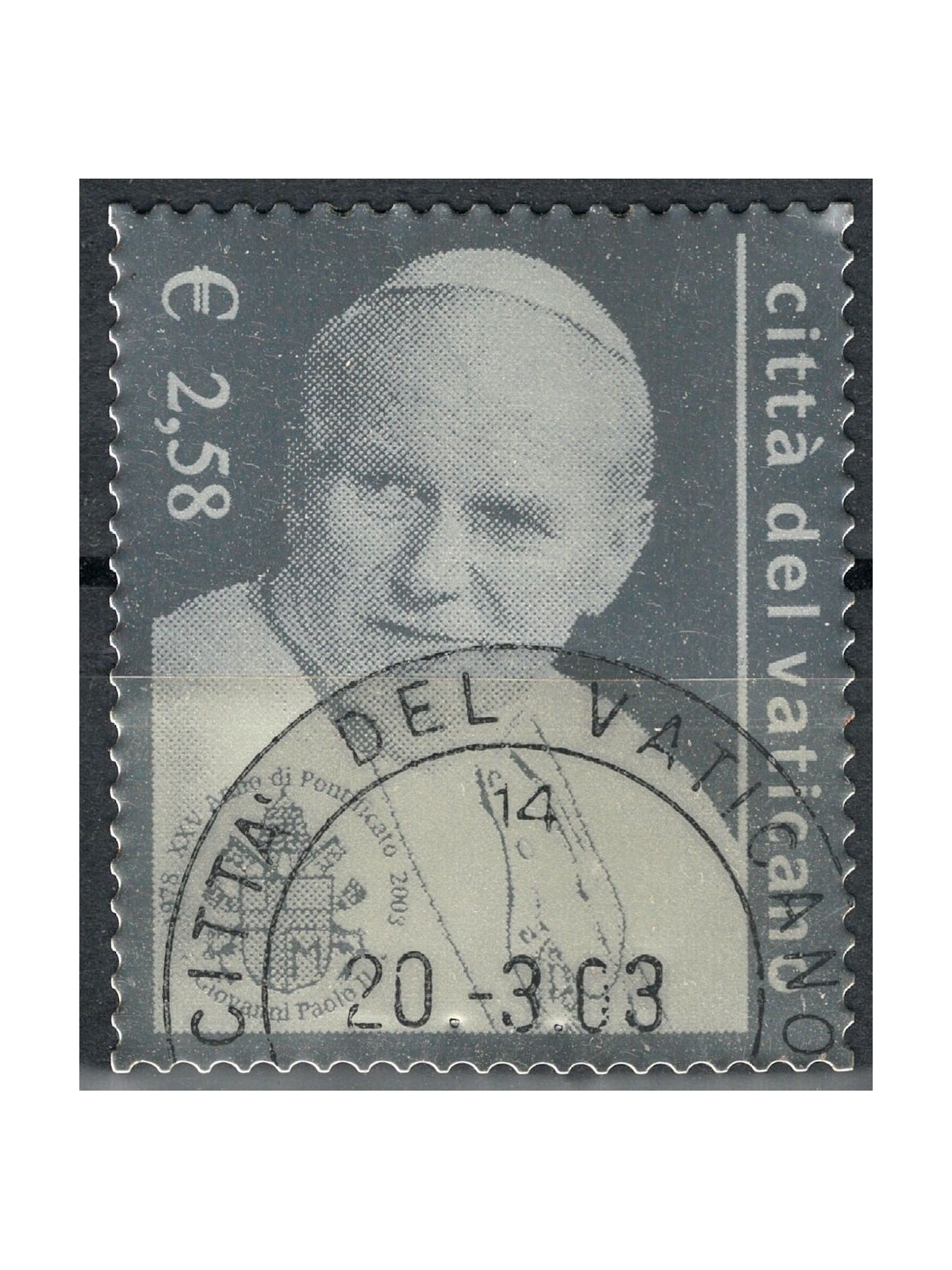 VATICAN 2003 Pontificate of John Paul II (silver) us
