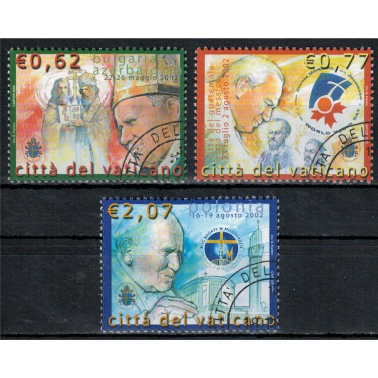 VATICANO 2003 Viaggi di Giovanni Paolo II 3v us