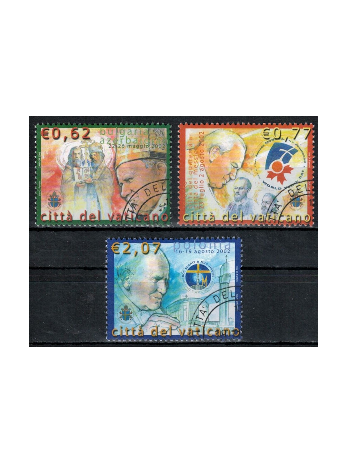 VATICANO 2003 Viaggi di Giovanni Paolo II 3v us