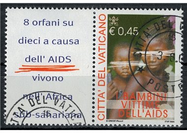 VATICAN 2004 Children victims of AIDS us