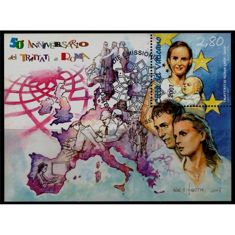 VATICAN 2007 Treaties of Rome s/s us