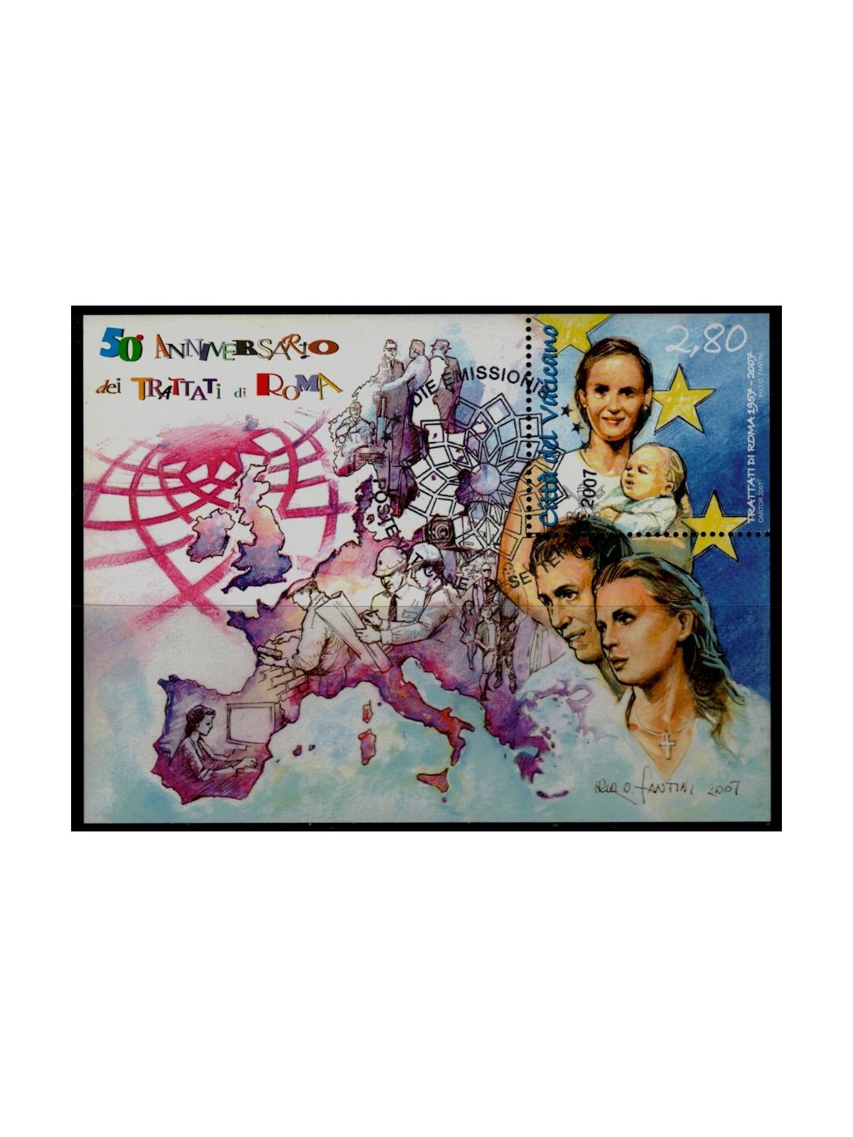 VATICAN 2007 Treaties of Rome s/s us
