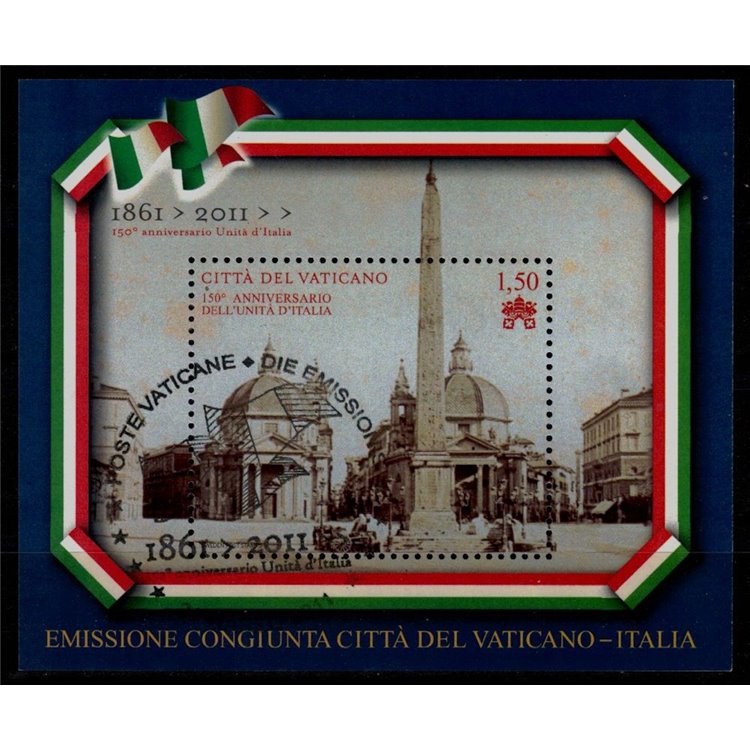 VATICANO 2011 Unità d'Italia BF us