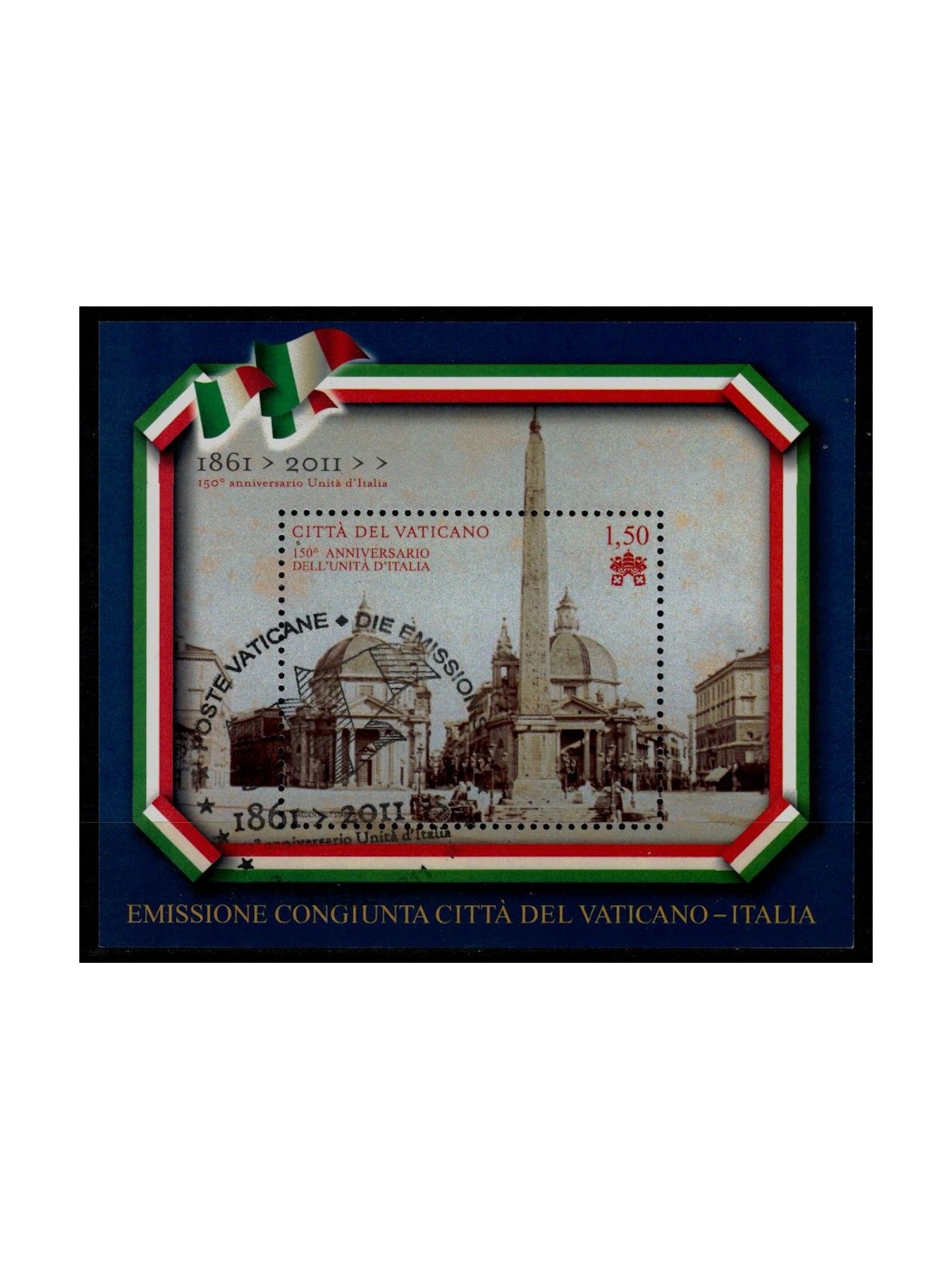 VATICANO 2011 Unità d'Italia BF us