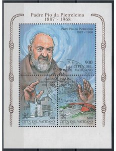VATICANO 1999 Padre Pio da Pietrelcina BF us
