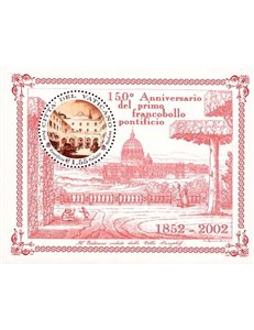 VATICANO 2002 Primo francobollo pontificio BF MNH**